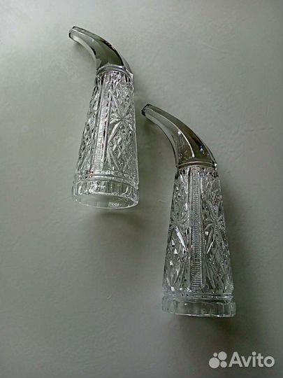 Хрустальные рюмки рог