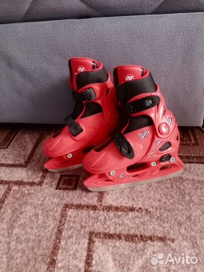 Коньки ролики 2 в 1 раздвижные