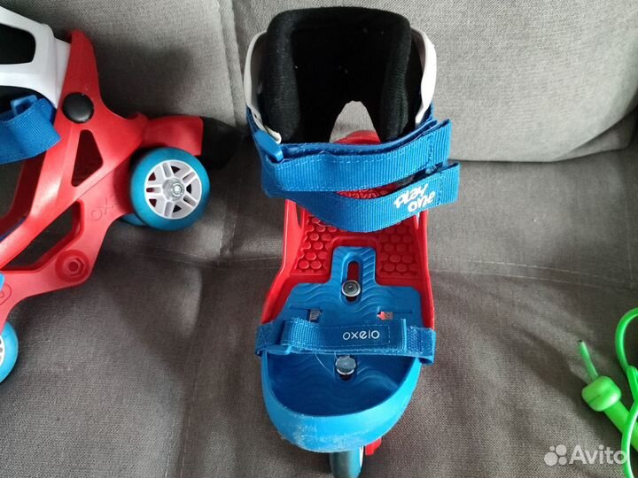 Ролики раздвижные для начинающих р.28-30 до 20кг