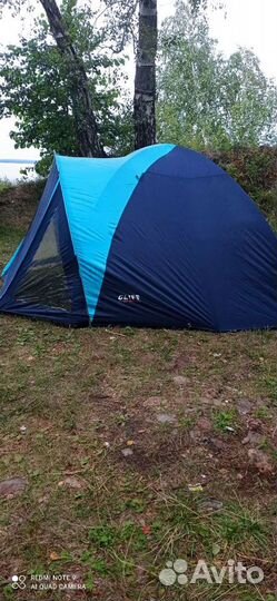 Палатка туристическая 4 местная бу
