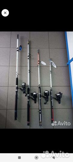 Оснащённый фидер спиннинг 240 см