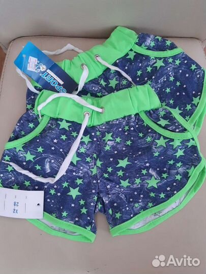 Шорты с карманами для девочек 3-4 года