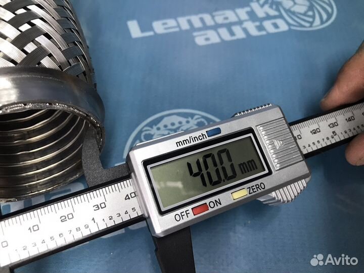 Гофра глушителя 40x100