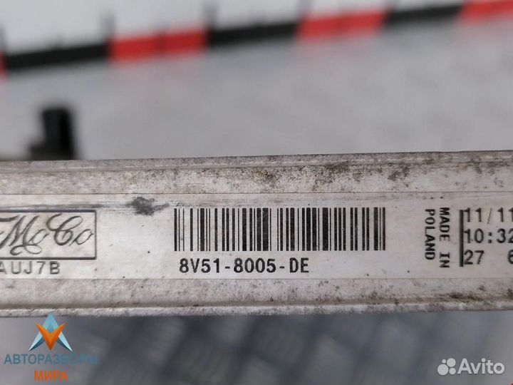 Радиатор (основной) Ford Fiesta 5 рест. 2008