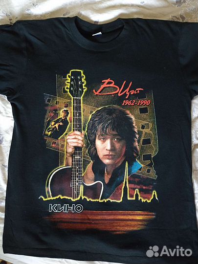 Футболка Виктор Цой группа Кино S/M новая