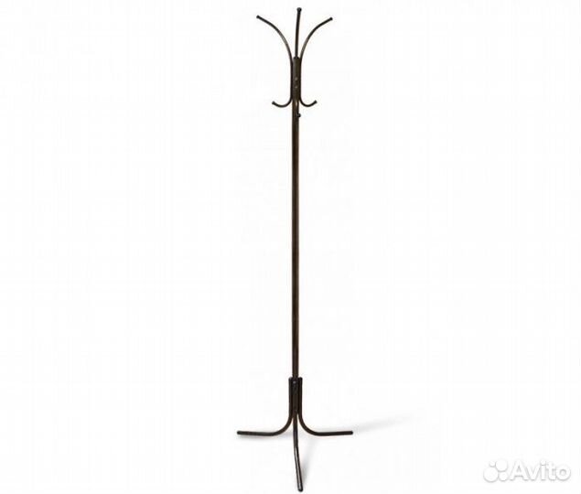 Вешалка напольная коричневая