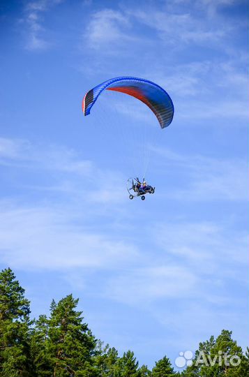 Полёт на параплане в Перми