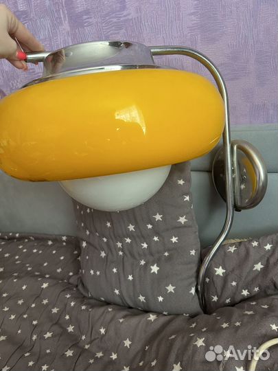 Meblo светильник/бра настенный желтый