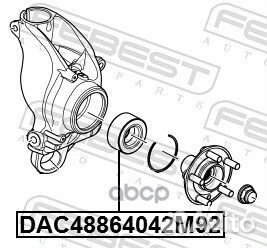 Подшипник ступицы land rover range rover evoque