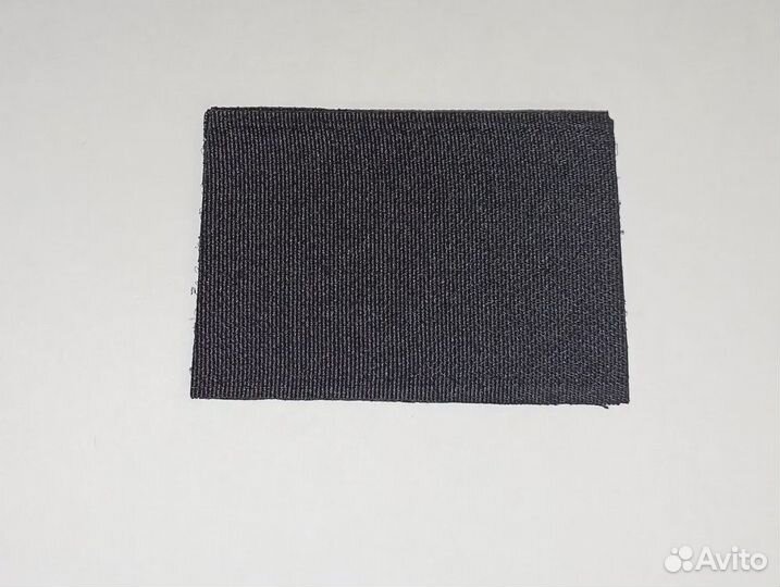 Шеврон (вышитый) Флаг России Нашивка 7х5см чёрный