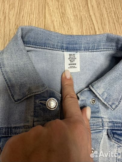 Куртка джинсовая H&M для девочки