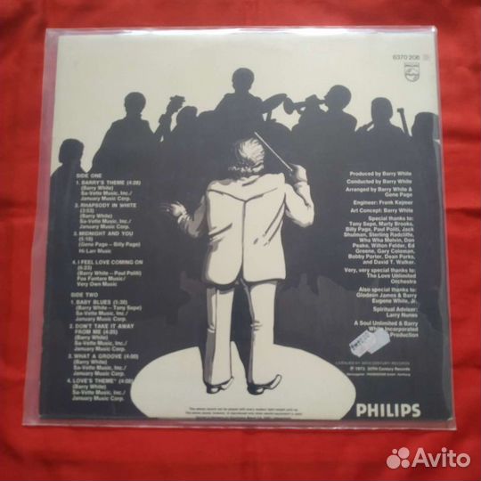 Barry White. Пластинка