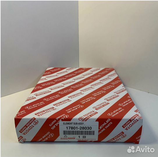 Фильтр воздушный toyota lexus арт. 1780128030