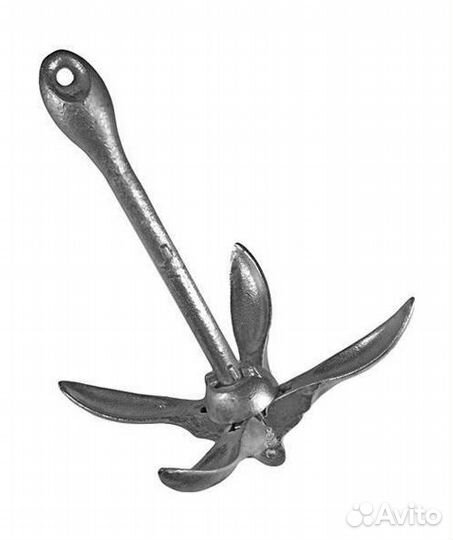 Якорь складной тип А кошка 3,2 кг катер лодку пвх