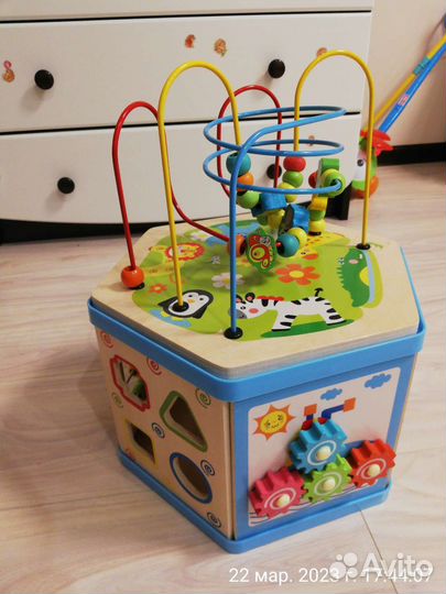 Деревянный бизиборд