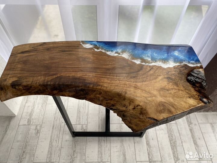 Стол слэб из эпоксидной смолы