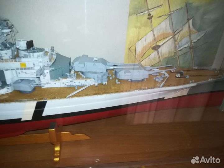 Модель корабля Бисмарк