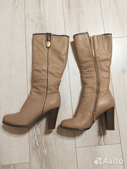 Сапоги женские зимние кожаные 36
