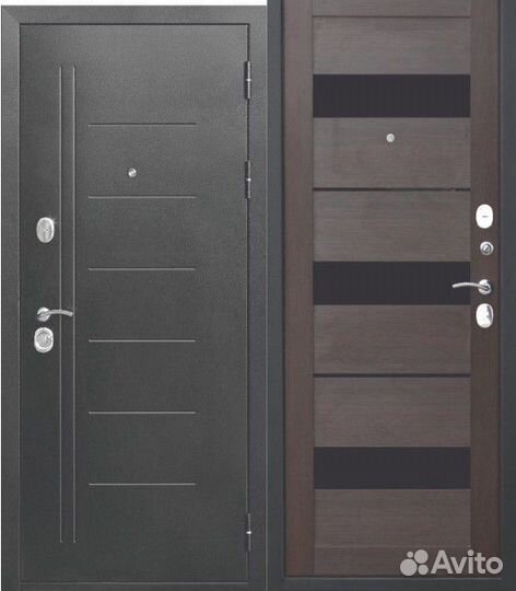 Входные двери Серебро Царга доставка в подарок