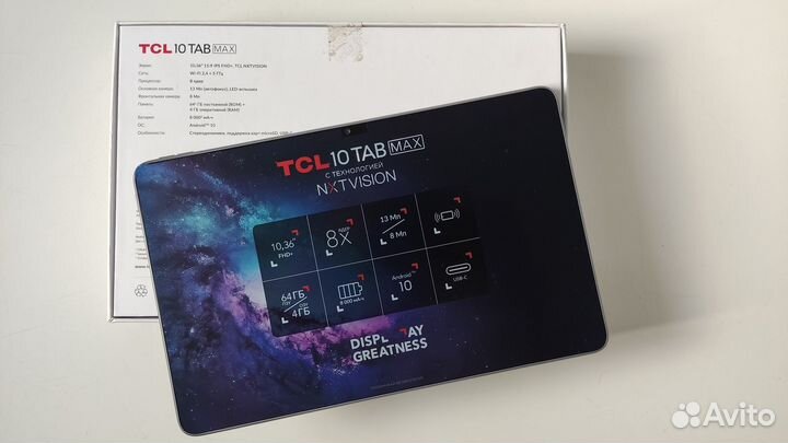 TCL tabmax 10 WI-FI планшет