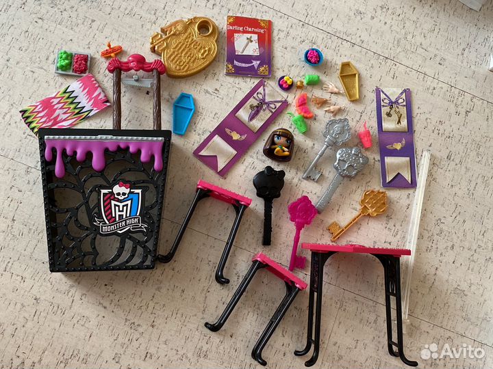 Monster high, фигурки, аксессуары, мебель