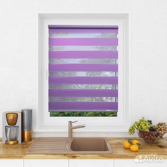 Рулонные шторы день-ночь