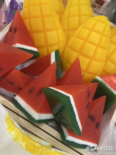 Мыло ручной работы фрукты