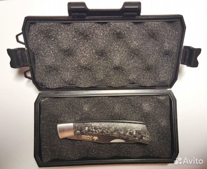 Нож Kizlyar Supreme Gent сталь D2, рукоять карбон