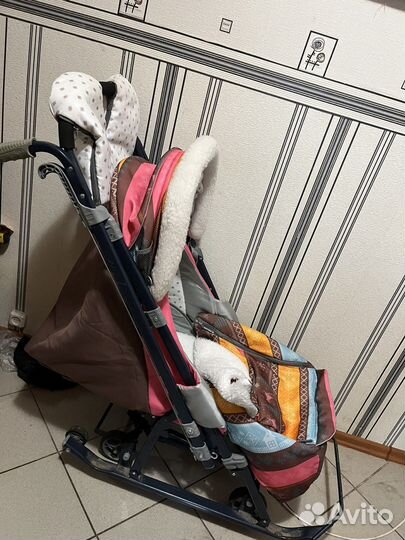 Санки коляска ника
