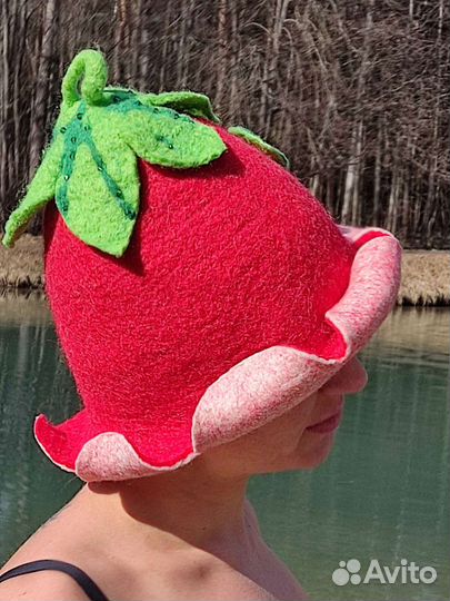 Шапка банная, для сауны