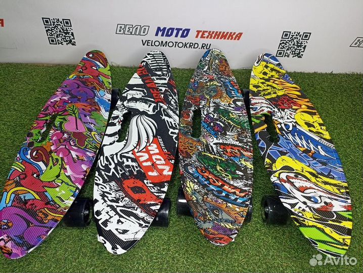 Скейтборд atemi 17*5, asb17d01