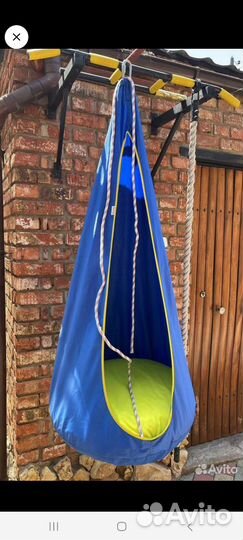Детская качель подвесная уличная