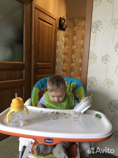 Стульчик для кормления chicco polly