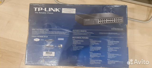 Коммутатор TP-Link TL-SG1024D 24G