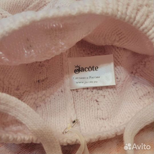 Шапка для девочки на весну осень новая 46-48