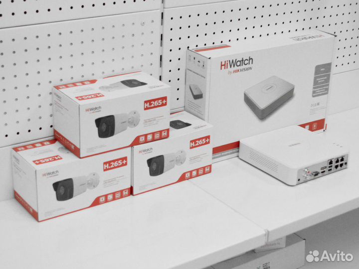 IP-камеры HiWatch 2 Mpx с видеорегистратором