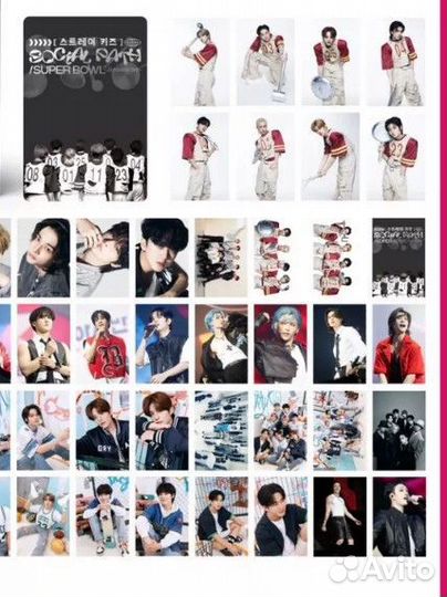 Карточки stray kids (55 lomo card)