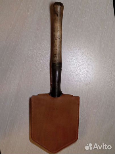 Чехол для сапёрной лопаты из натуральной кожи