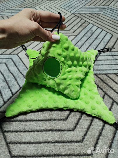 Мягкие домики, гамаки, трубы для крыс, хомяков