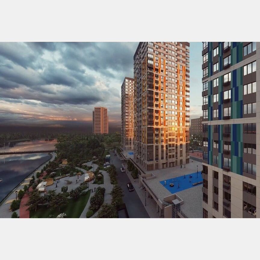 1-к. квартира, 49,5 м², 4/23 эт.