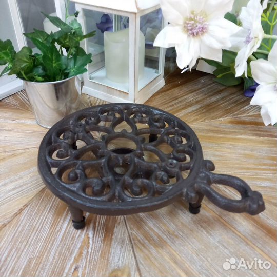 Мармит с ручкой чугун