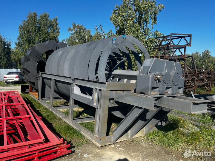 Пескомойка ковшевая со спиралью пк-2х2,66