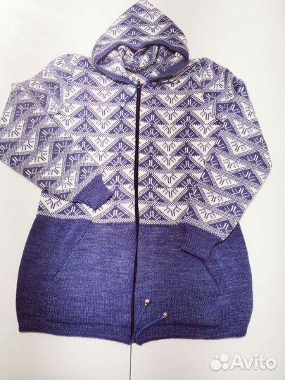 Кардиган укороченый с капюшоном