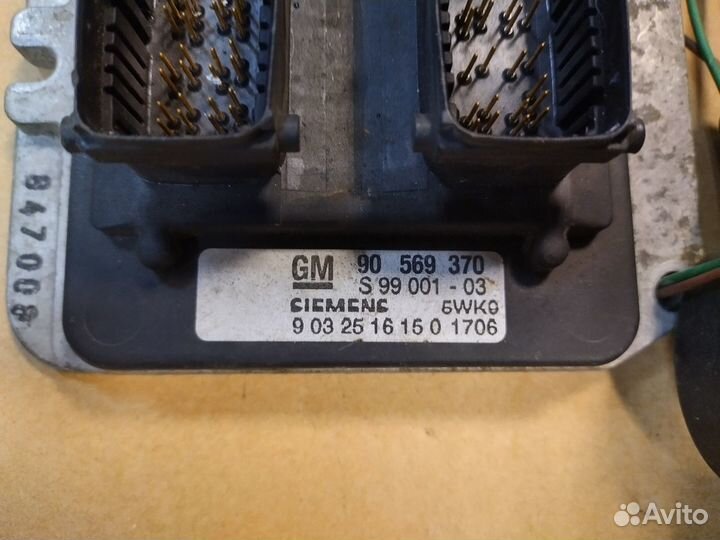 Блок управления Opel Vectra B X18XEI