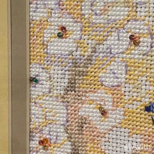 Картина вышитая крестом ручная работа