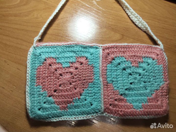 Сумка с сердечками