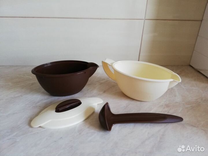 Соусник и кастрюли Tupperware Термодуэт