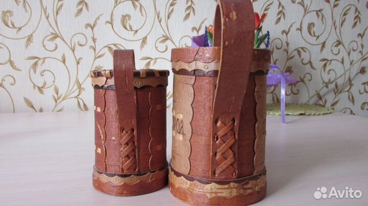 Кружки из бересты