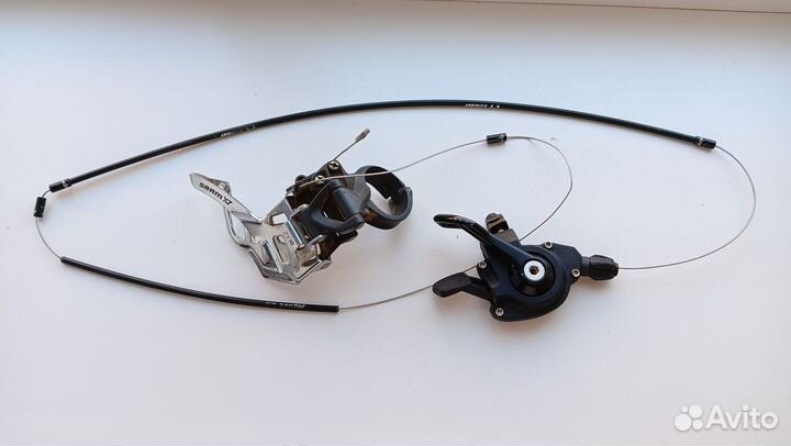 Передний переключатель и манетка Sram x7