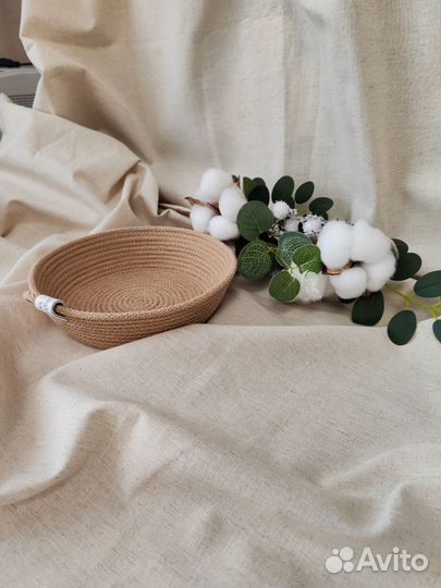 Круглая корзинка